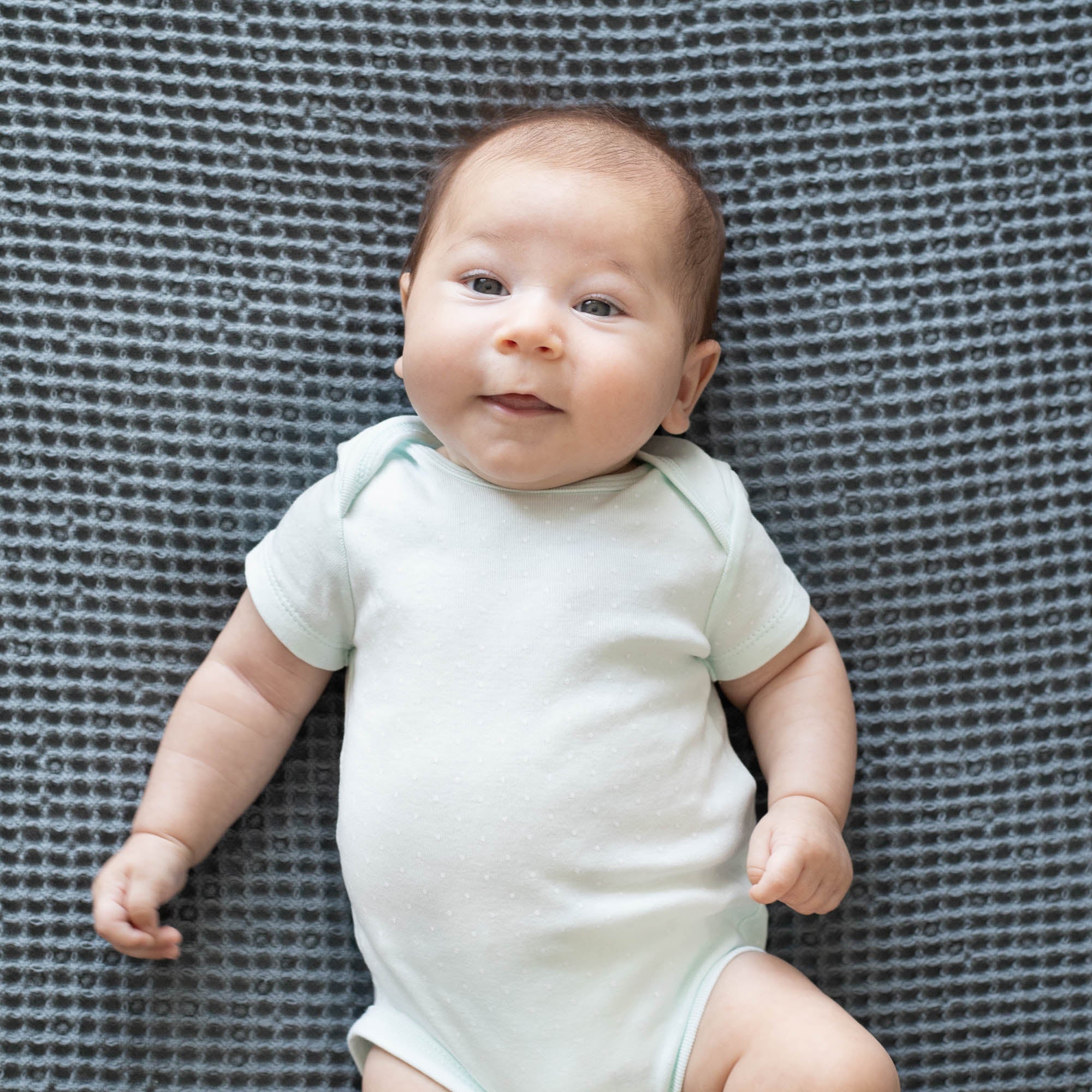 Waffle Baby Blanket home decor with nature-inspired artwork - product view 7