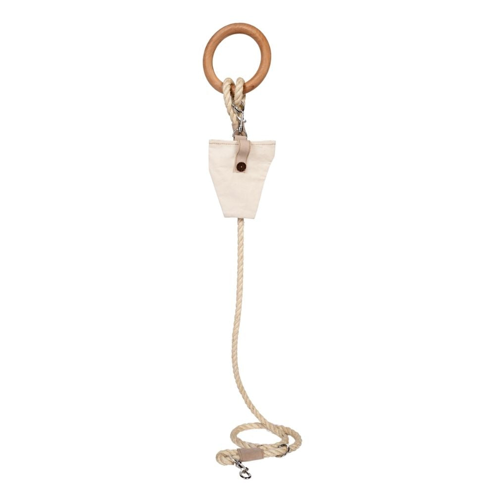 Country Living Carbon Neutral Dog Leash with Small Storage Bag pet leashes with nature-inspired artwork - product view 3