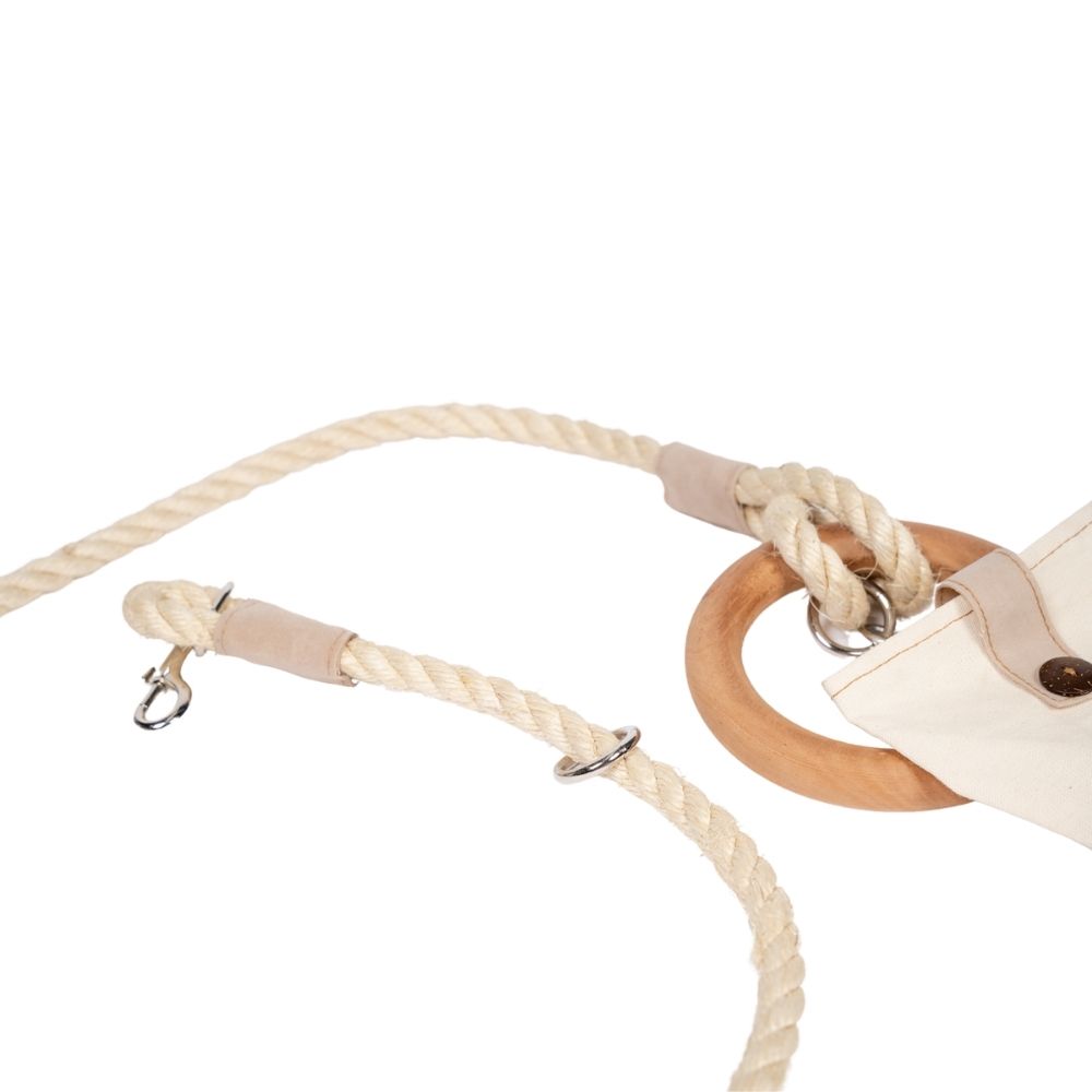 Country Living Carbon Neutral Dog Leash with Small Storage Bag pet leashes with nature-inspired artwork - product view 5