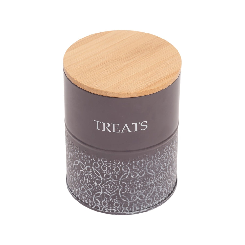 Country Living Dog Treat Canisters containers with nature-inspired artwork - product view 3