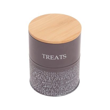 Country Living Dog Treat Canisters containers with nature-inspired artwork - product view 3