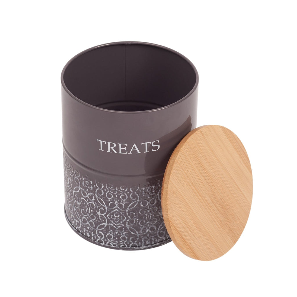 Country Living Dog Treat Canisters containers with nature-inspired artwork - product view 4