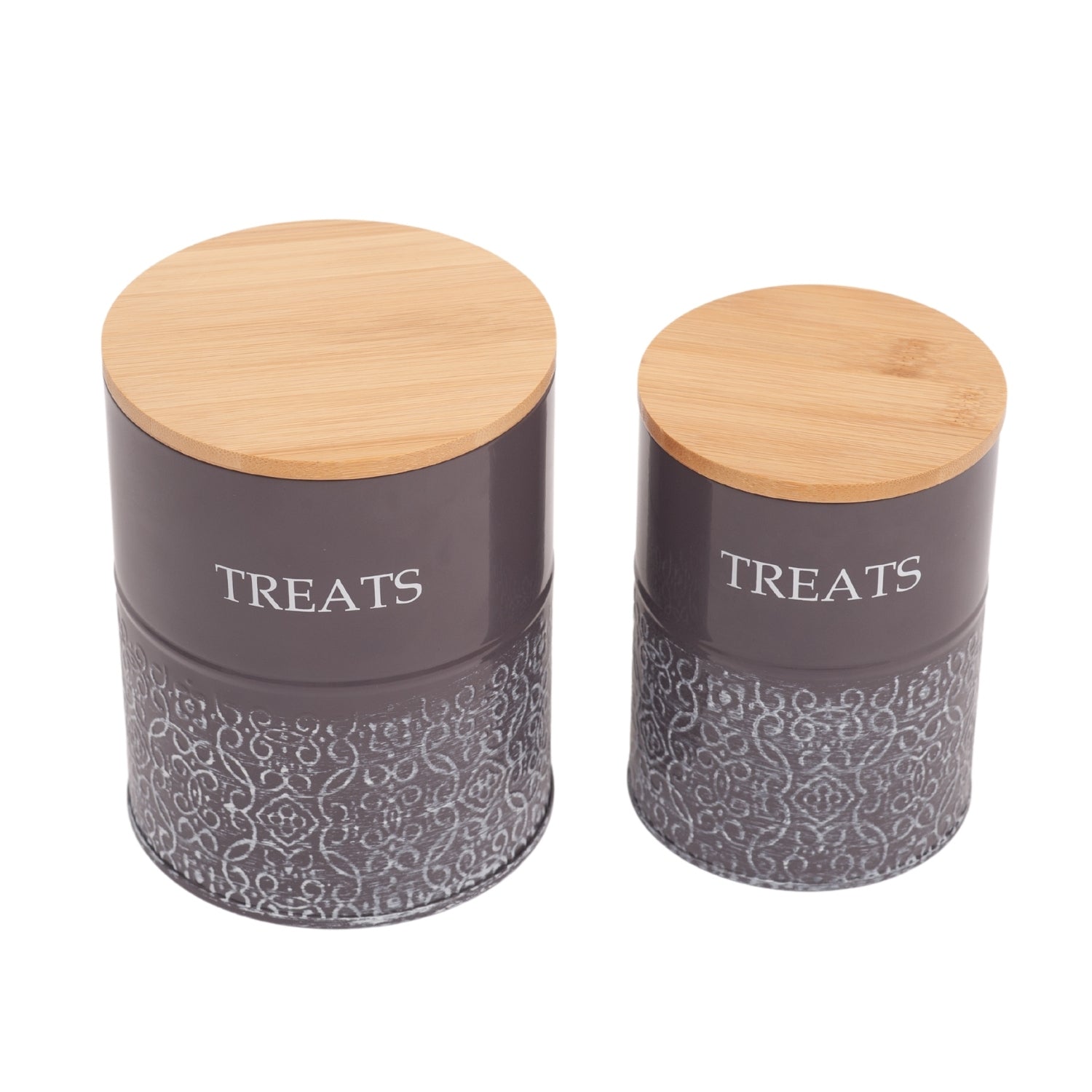 Country Living Dog Treat Canisters containers with nature-inspired artwork - product view 6