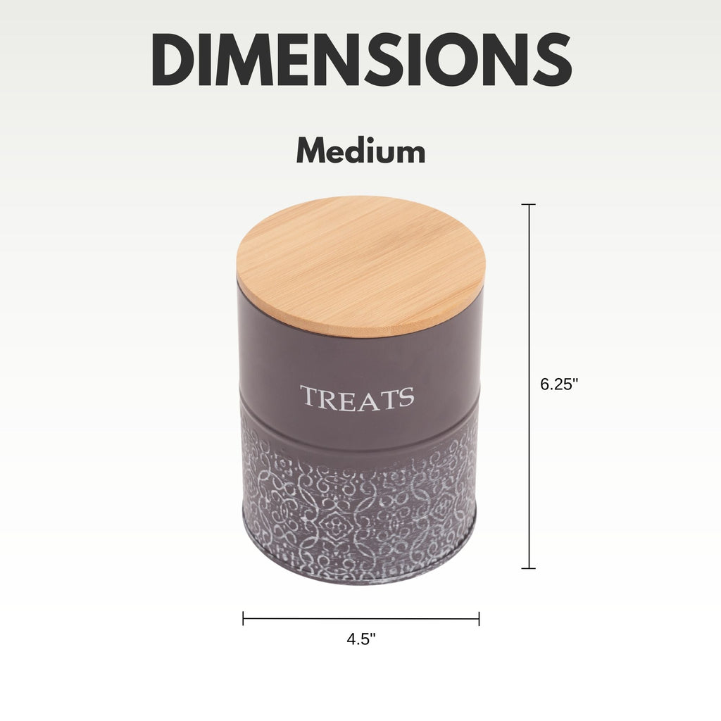 Country Living Dog Treat Canisters containers with nature-inspired artwork - product view 7