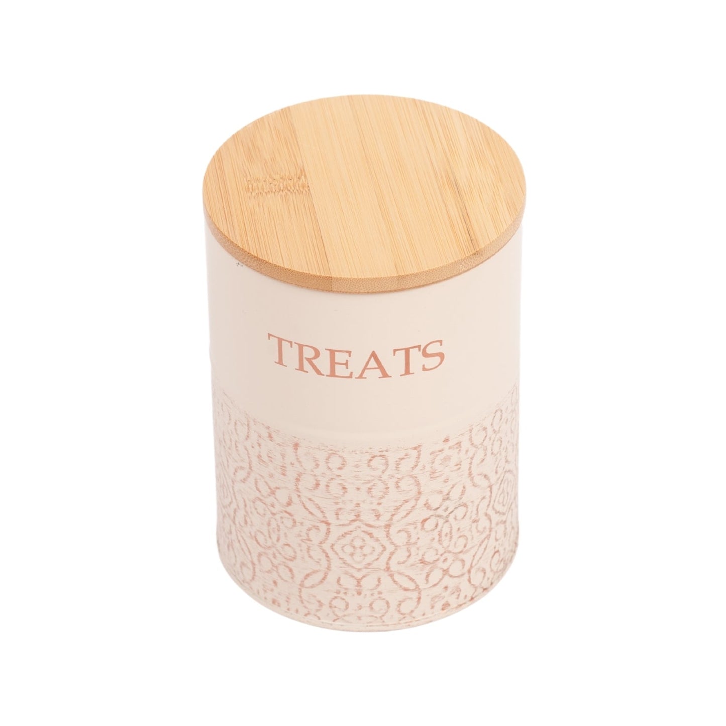 Country Living Dog Treat Canisters treat jar with nature-inspired artwork - product view 7
