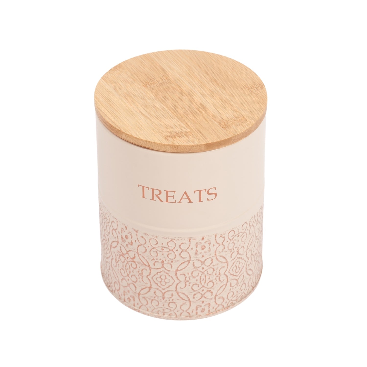 Country Living Dog Treat Canisters treat jar with nature-inspired artwork - product view 8