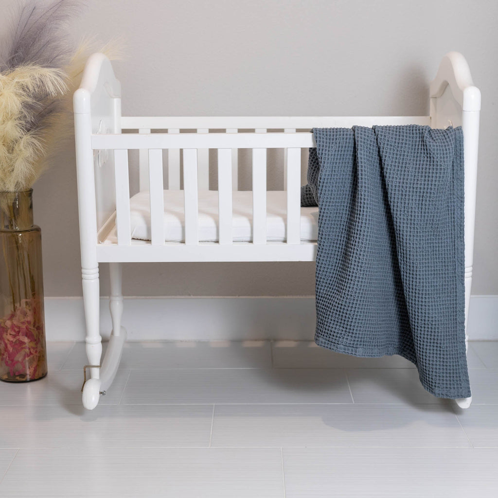 Waffle Baby Blanket home decor with nature-inspired artwork - product view 8