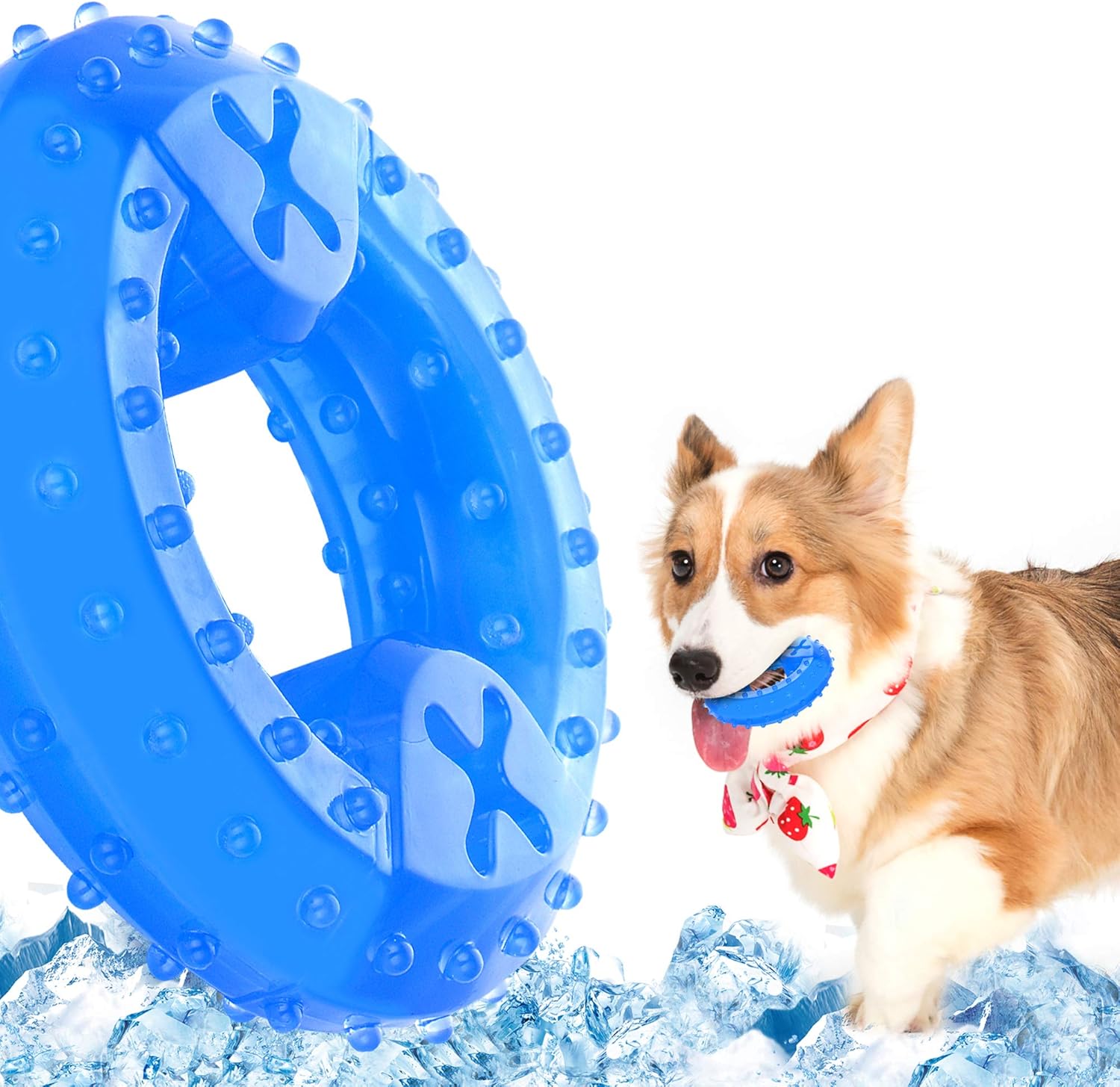 Pet Teether Cooling Chew Toy for Dogs Teething uncategorized / needs cleanup with nature-inspired artwork