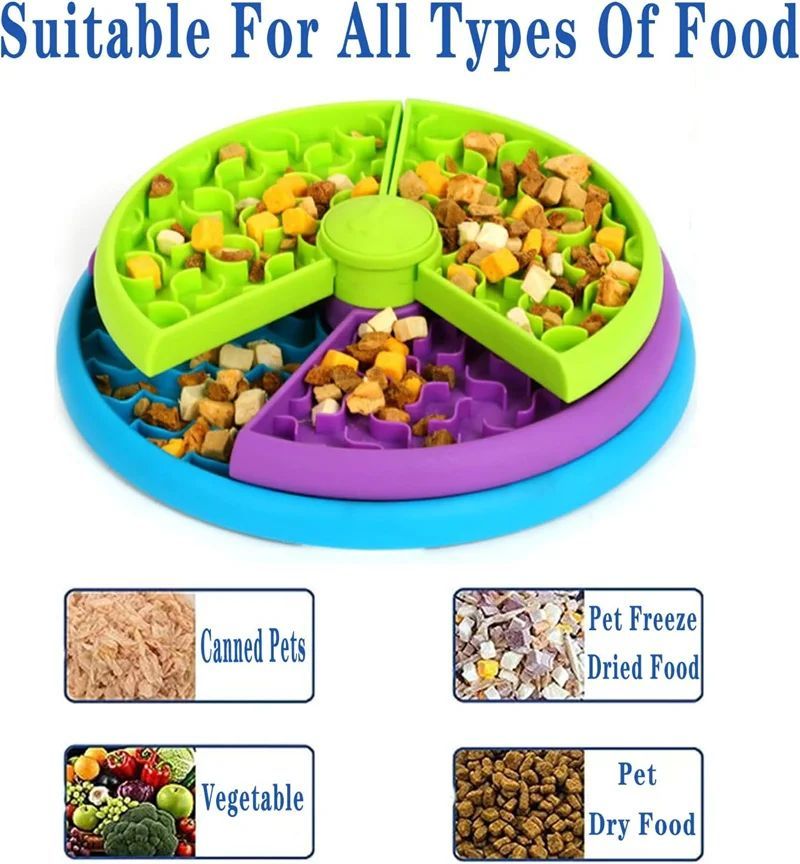 Pet Slow Food Bowl 3 uncategorized / needs cleanup with nature-inspired artwork - product view 2