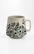 Twilight ceramic mug with nature-inspired artwork