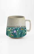 Dog Mom ceramic mug with nature-inspired artwork