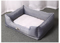 Cozy Bolster Dog Bed with Removable Cushion uncategorized / needs cleanup with nature-inspired artwork - product view 6