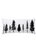 Evergreen Throw Pillow pillow cover with nature-inspired artwork