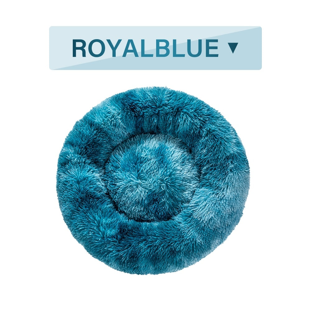 Fluffy Donut Dog Bed uncategorized / needs cleanup with nature-inspired artwork - product view 5