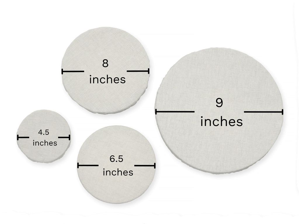 Cloth Bowl Covers uncategorized / needs cleanup with nature-inspired artwork - product view 4