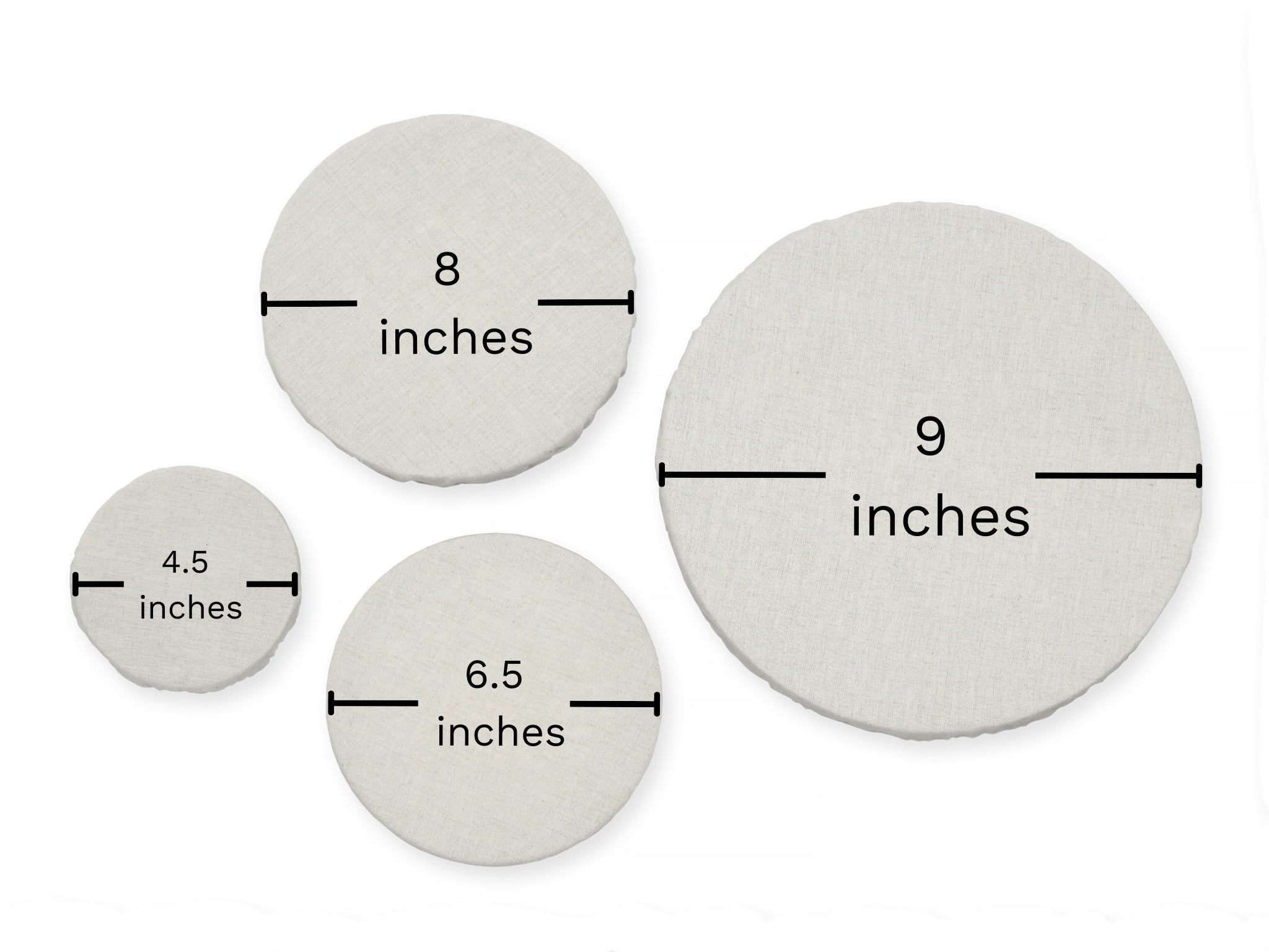 Cloth Bowl Covers uncategorized / needs cleanup with nature-inspired artwork - product view 4