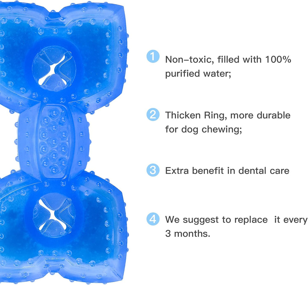Pet Teether Cooling Chew Toy for Dogs Teething uncategorized / needs cleanup with nature-inspired artwork - product view 6
