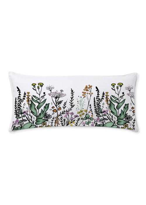 Floral Harmony Throw Pillow pillow cover with nature-inspired artwork