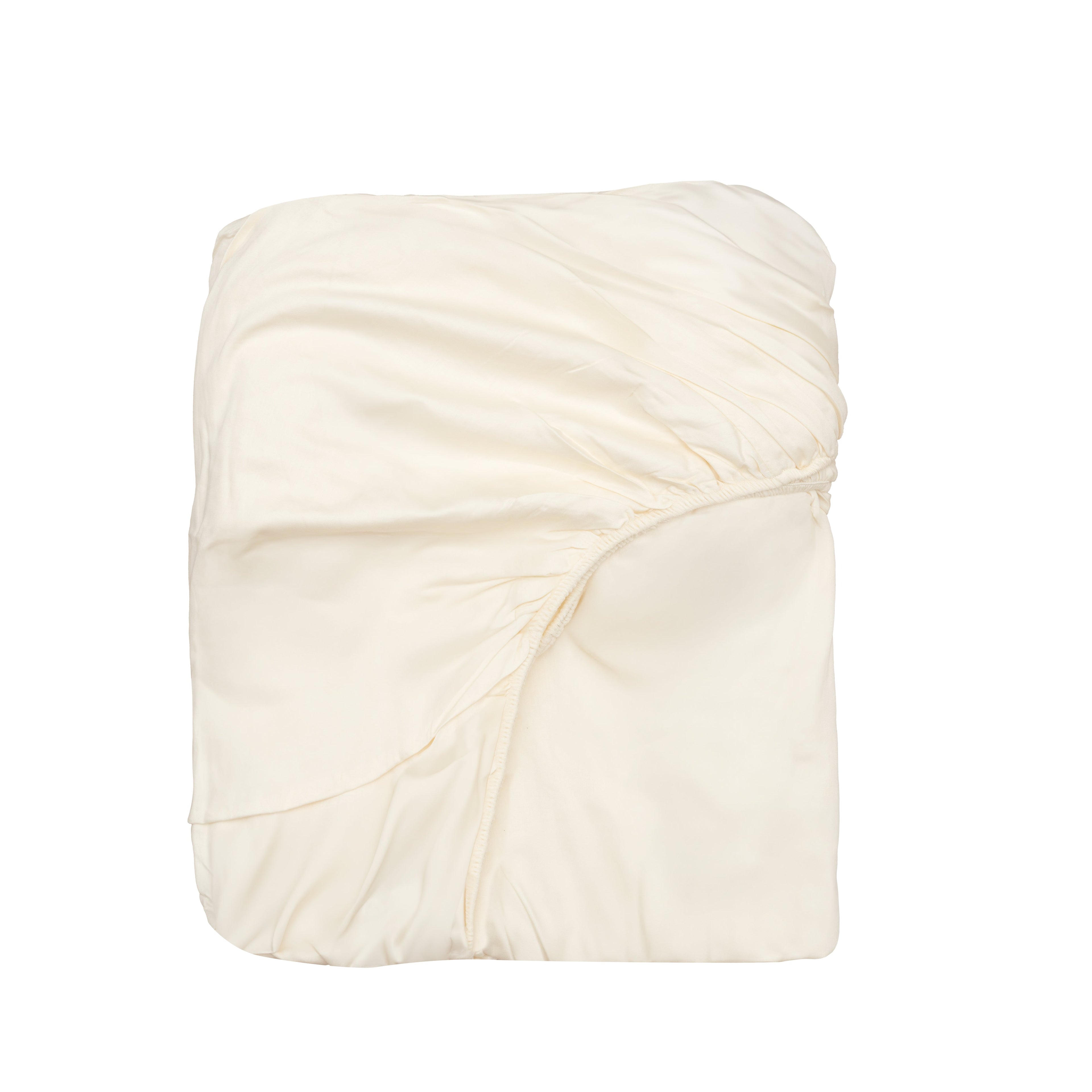 Organic Sateen Fitted Sheet uncategorized / needs cleanup with nature-inspired artwork - product view 2