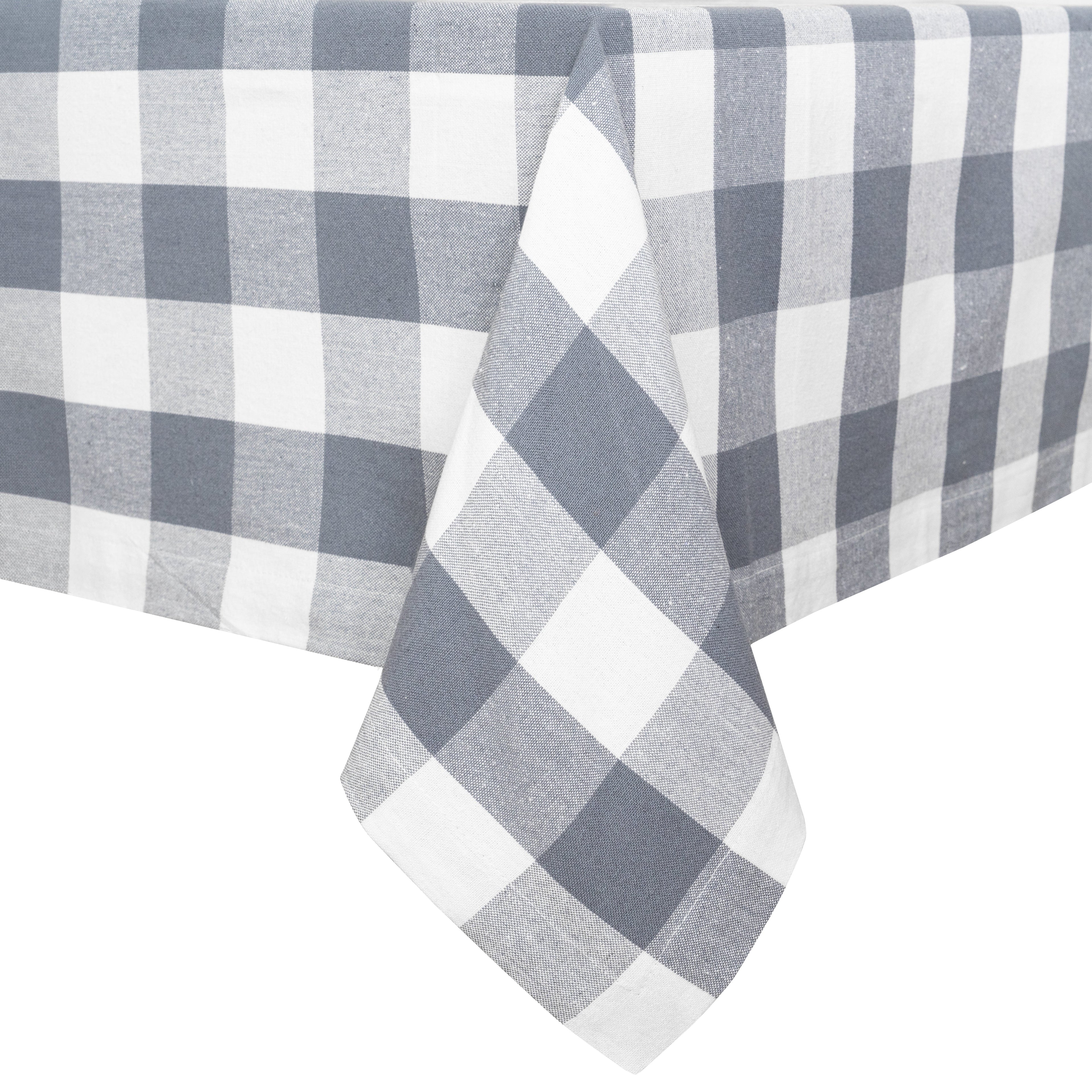 Plaid Tablecloth uncategorized / needs cleanup with nature-inspired artwork - product view 2