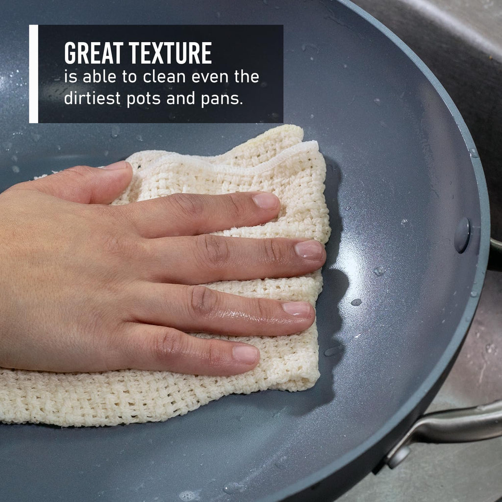 100% Cotton Dishcloths 11" X 11" dishcloths with nature-inspired artwork - product view 5