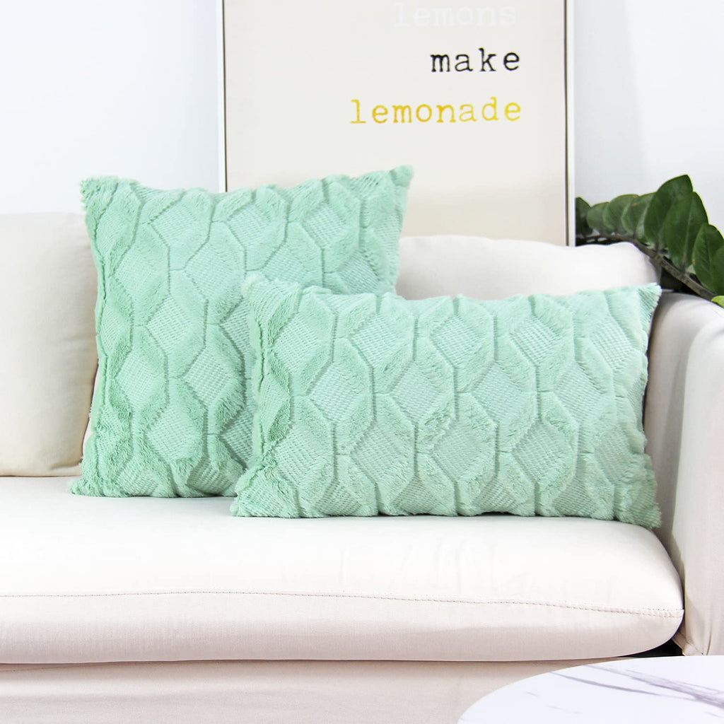 Pack of 2 Bundle One 18"x18" with a Matching Color of One 12"x20" pillow cover with nature-inspired artwork - product view 24