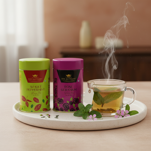 Immunity Booster Green Teas Two-Canister Mockup