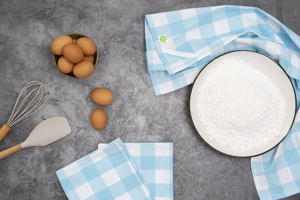 Plaid Kitchen Towels home decor with nature-inspired artwork - product view 6