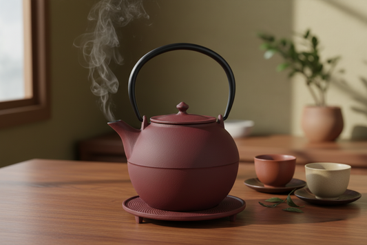 Kyoto Tetsubin Teapot Mockup