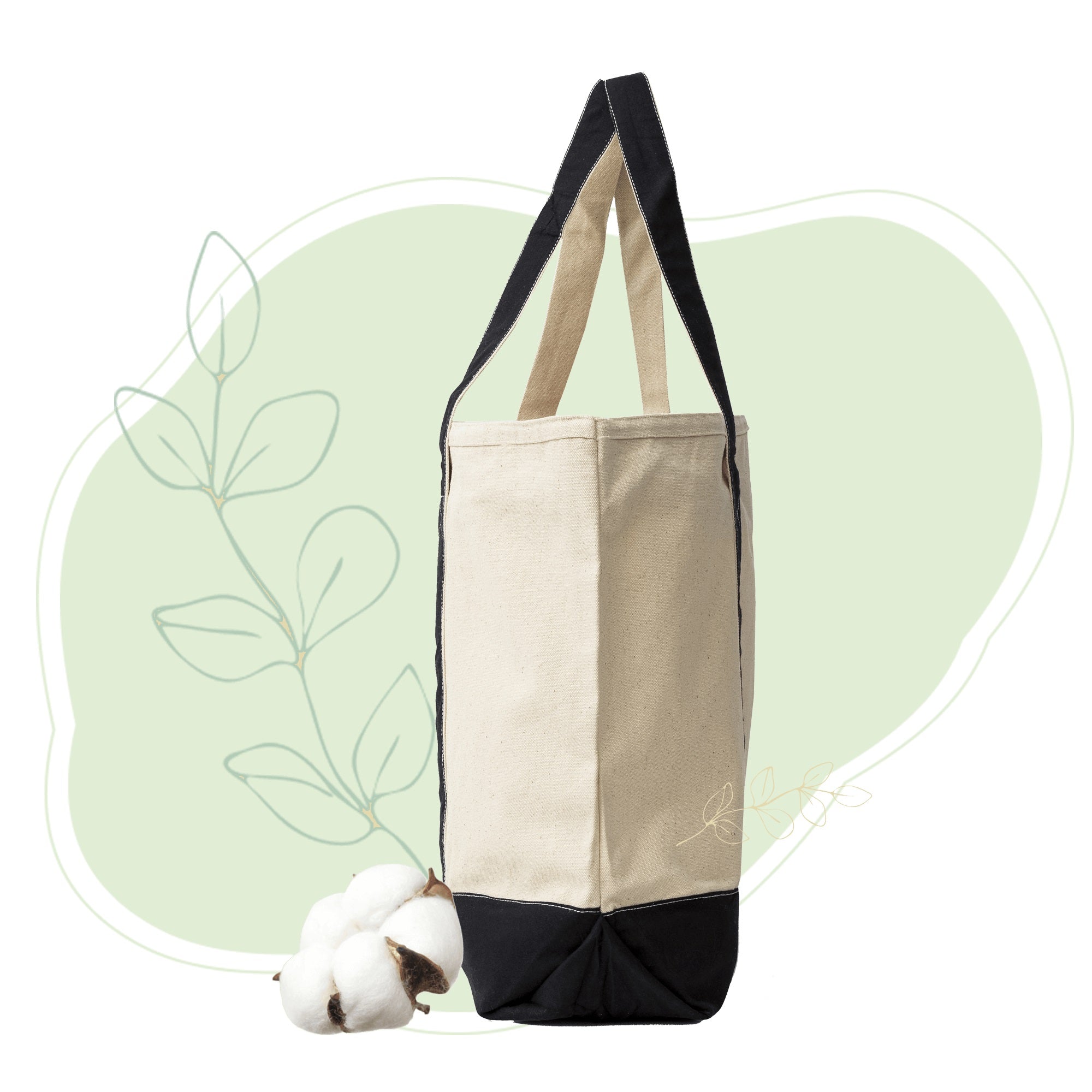 Extra Large Canvas Tote wall art with nature-inspired artwork - product view 5