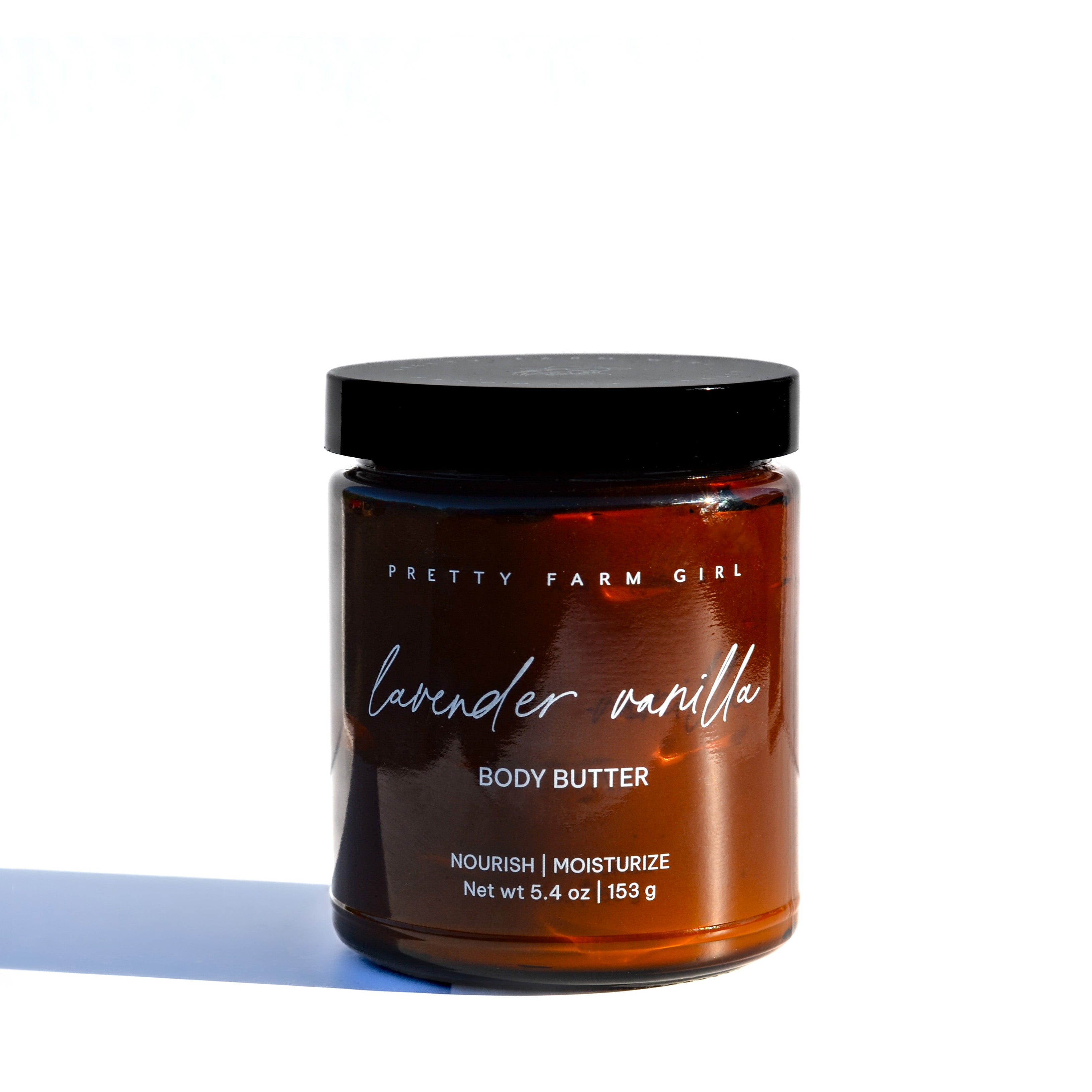 Lavender Vanilla Bean Tallow Body Butter cream with nature-inspired artwork - product view 4