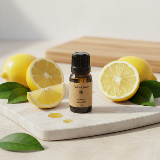 Lemon Essential Oil Product Mockup