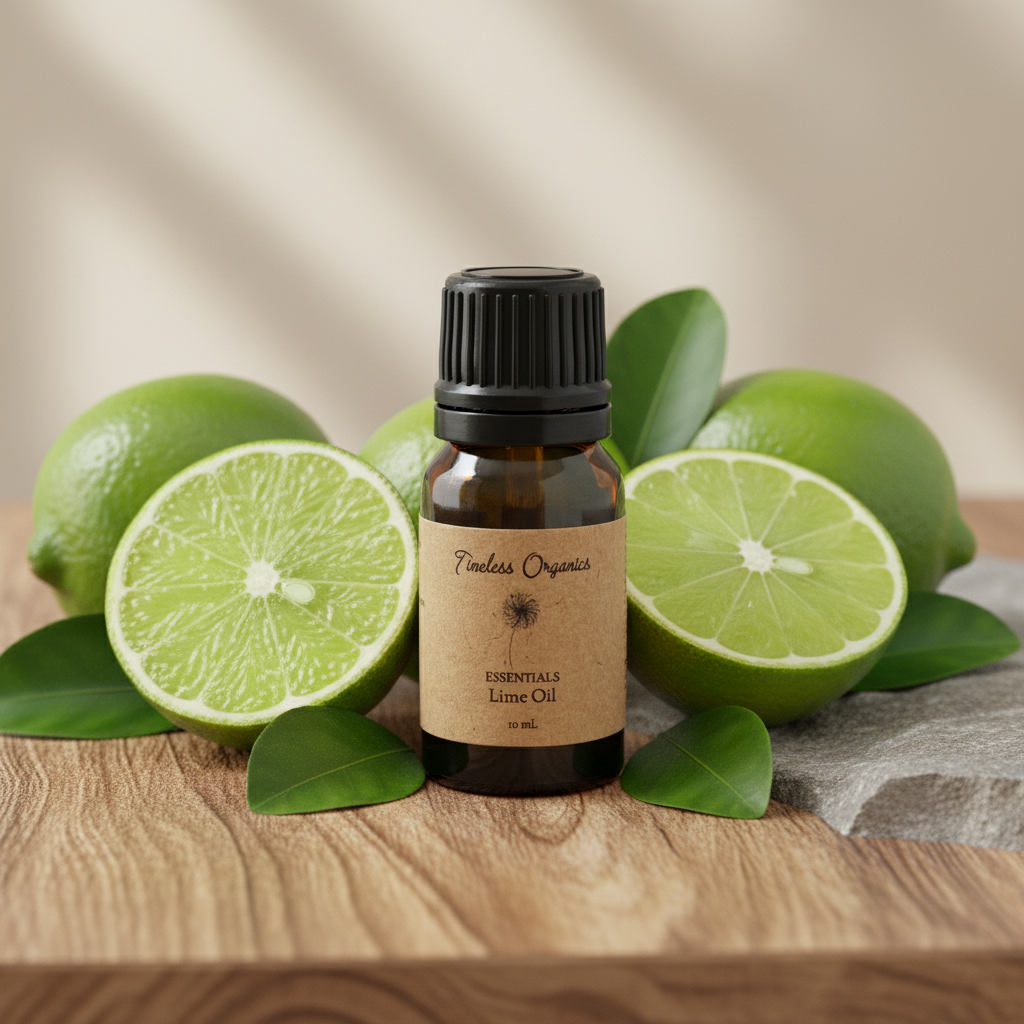 Lime Essential Oil Product Mockup