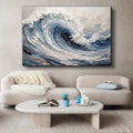 Modern Ocean Wave wall art with nature-inspired artwork