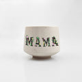 Floral Mama Stoneware Cup uncategorized / needs cleanup with nature-inspired artwork
