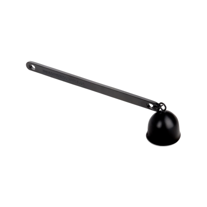 Matte black candle snuffer