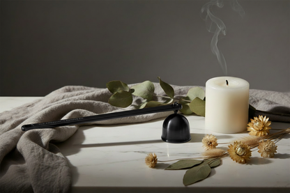 Matte Black Candle Snuffer Lifestyle Shot
