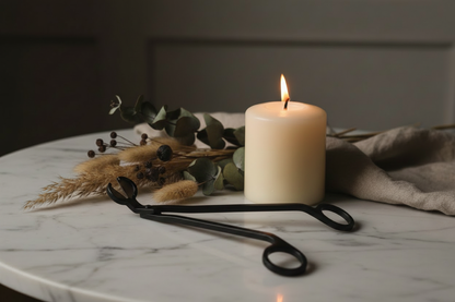 Matte Black Candle Wick Trimmer Lifestyle Recreation