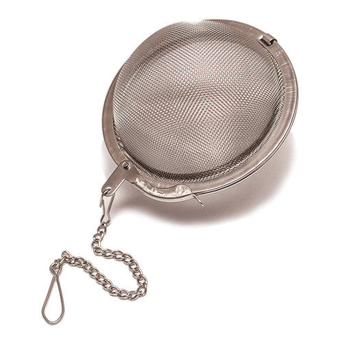 Teatime 4 Cup 2 1/2 Inch Mesh Ball Infuser tea accessories with nature-inspired artwork