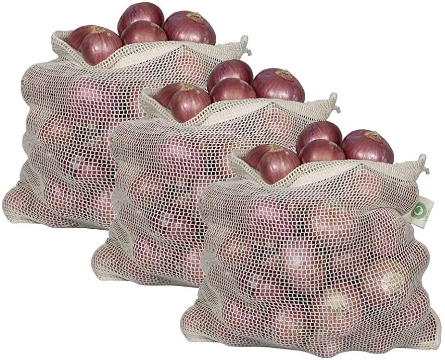 Onion Storage Bags food storage with nature-inspired artwork