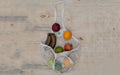 Mesh Shopping Bag beach totes with nature-inspired artwork - product view 3