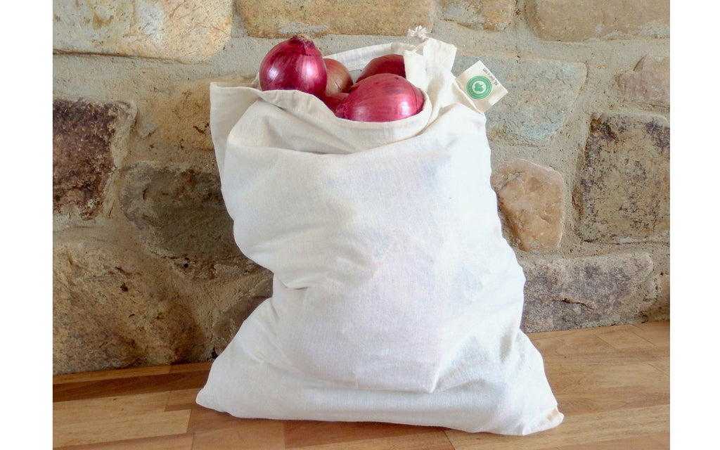 Muslin Produce Bags food storage bags with nature-inspired artwork - product view 5