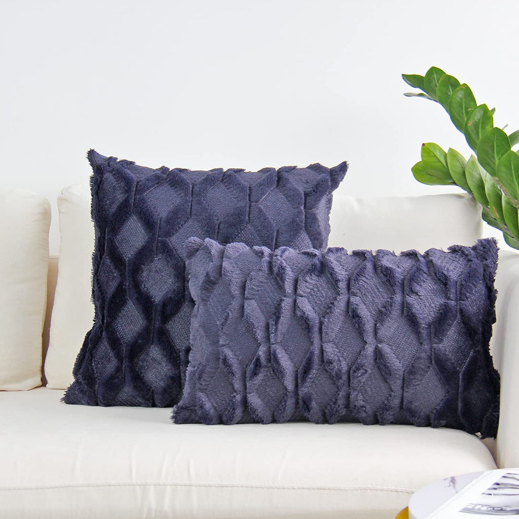 Pack of 2 Bundle One 18"x18" with a Matching Color of One 12"x20" pillow cover with nature-inspired artwork - product view 26