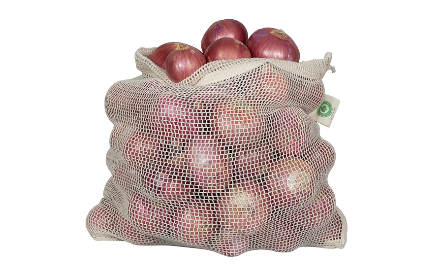 Onion Storage Bags food storage with nature-inspired artwork - product view 3