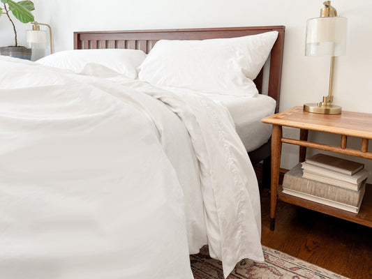 Organic Percale Bed Sheets Set uncategorized / needs cleanup with nature-inspired artwork