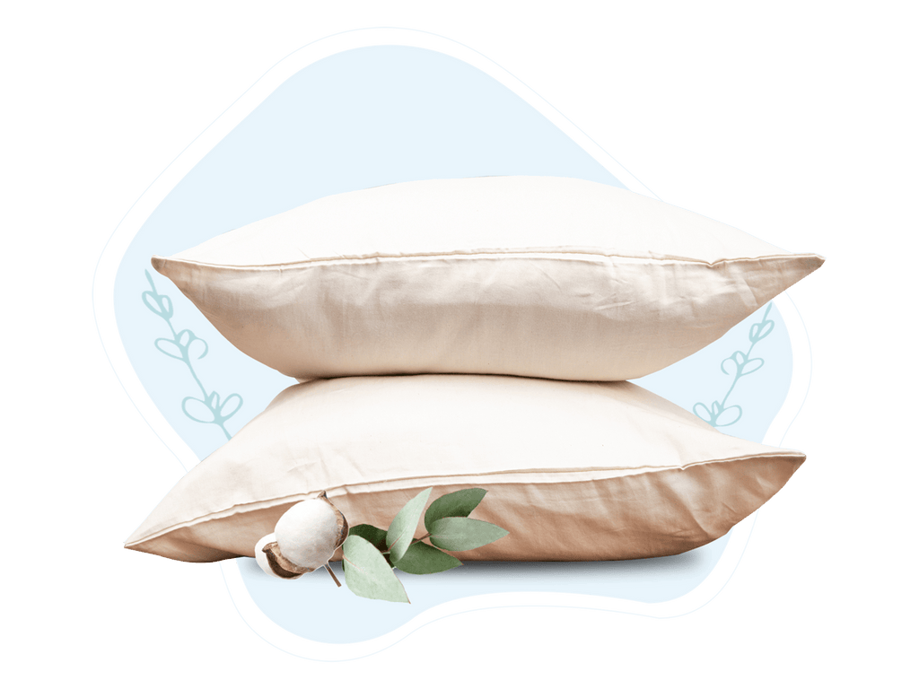 Organic Sateen Bed Sheets Set bed sheets with nature-inspired artwork - product view 4