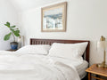 Organic Percale Bed Sheets Set uncategorized / needs cleanup with nature-inspired artwork - product view 2