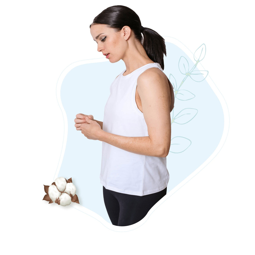 Women's Tank Tops shirts & tops with nature-inspired artwork - product view 4