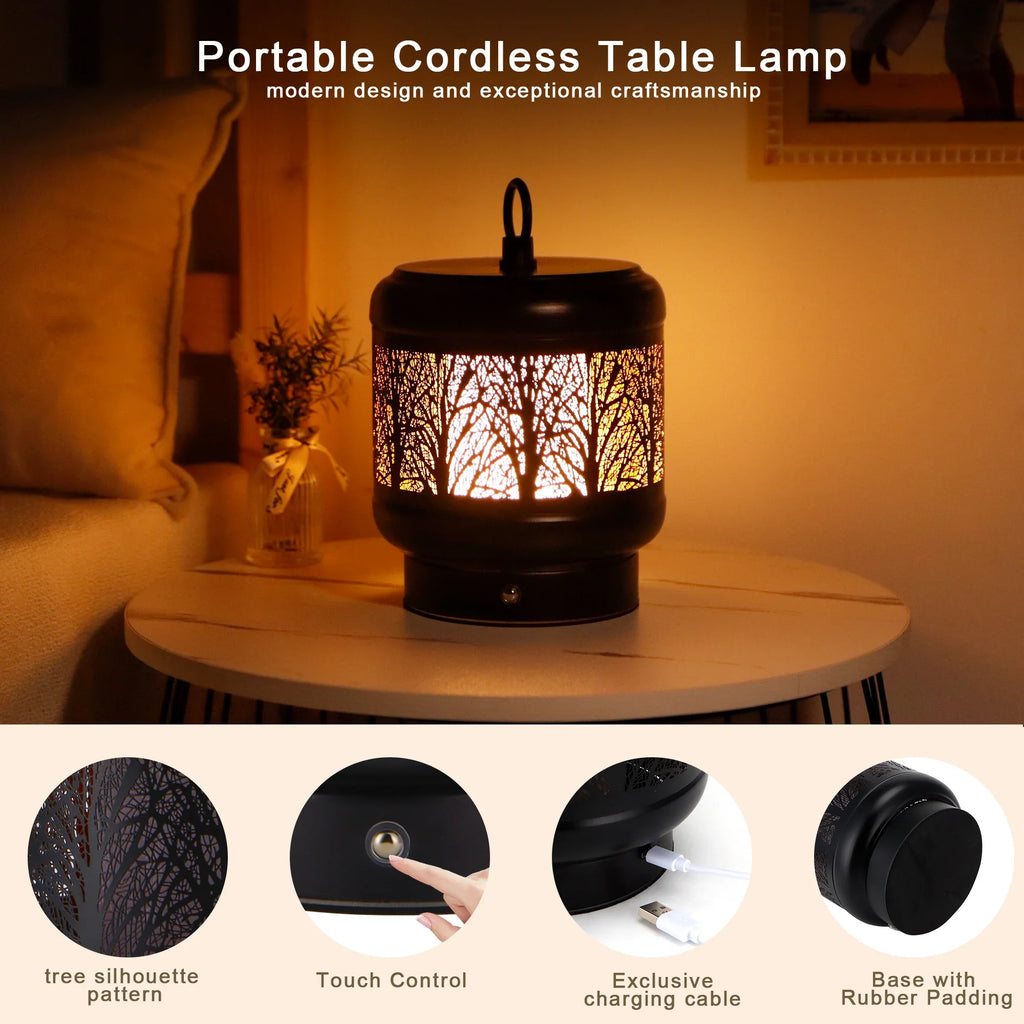 4000mah Rechargeable Battery Operated Desk Lamp uncategorized / needs cleanup with nature-inspired artwork - product view 8