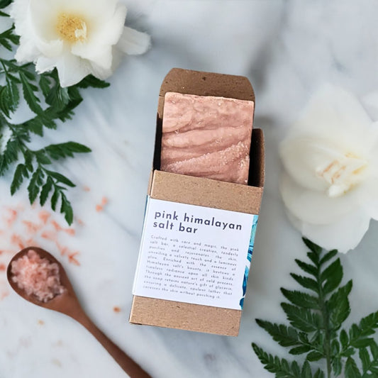 Pink Himalayan Salt and Shea Soap, Cold Process-1